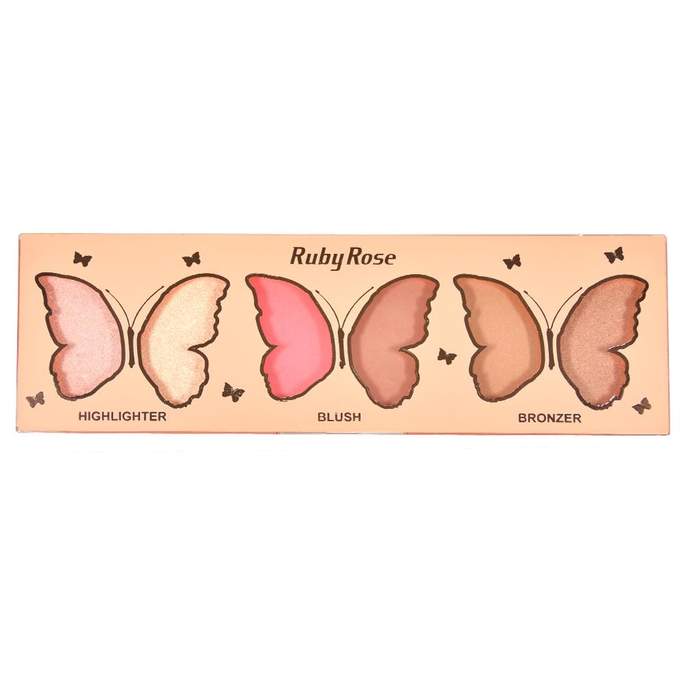 PALETA DE CONTORNO BUTTERFLY RUBY ROSE