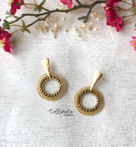 ARETES ALMA DORADOS