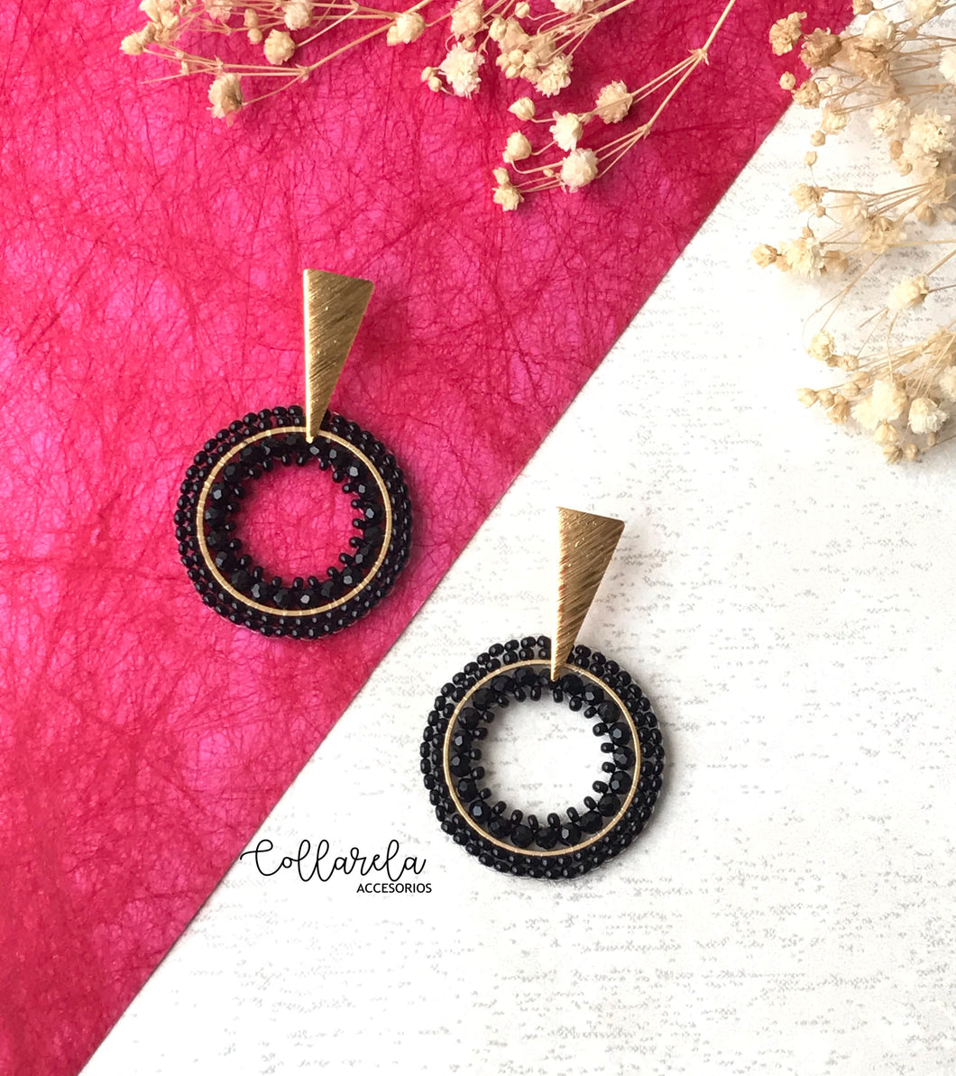 ARETES ALMA NEGROS