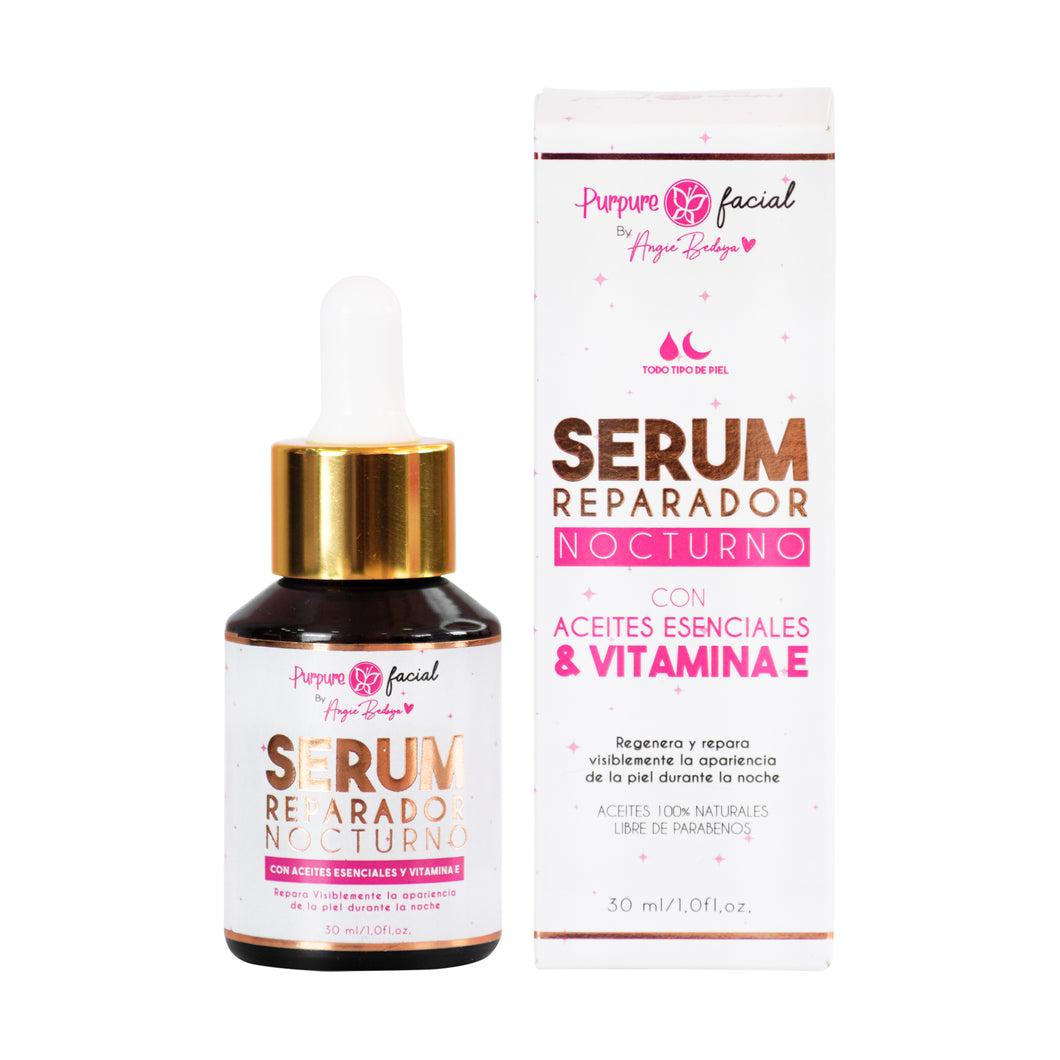 SERUM REPARADOR NOCTURNO + VITAMINA E PURPURE FACIAL