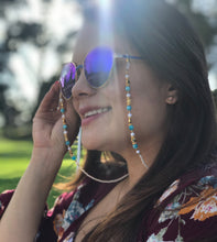 Cargar imagen en el visor de la galería, CADENA DE GAFAS PERLAS
