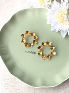 TOPOS CORONA DE FLORES BRONCE