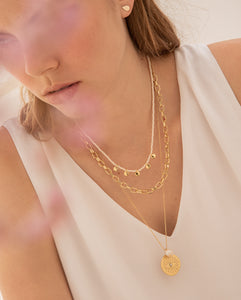 SET CADENAS OJOS Y PERLAS
