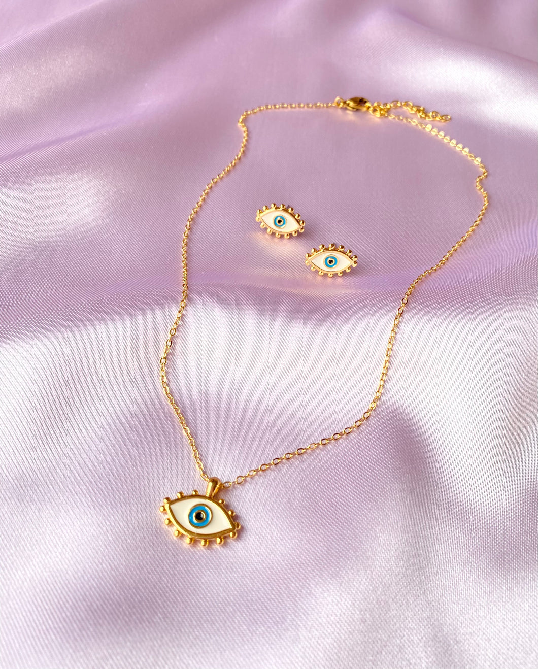 SET CADENA OJITOS